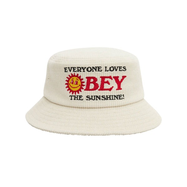 Obey Sunshine Bucket Hat off white