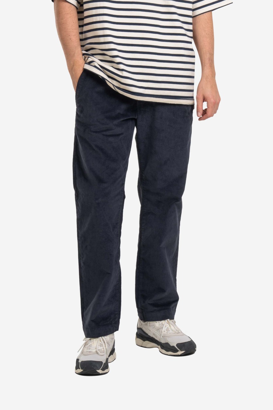 Reflex Loose Chino Pants navy square cor