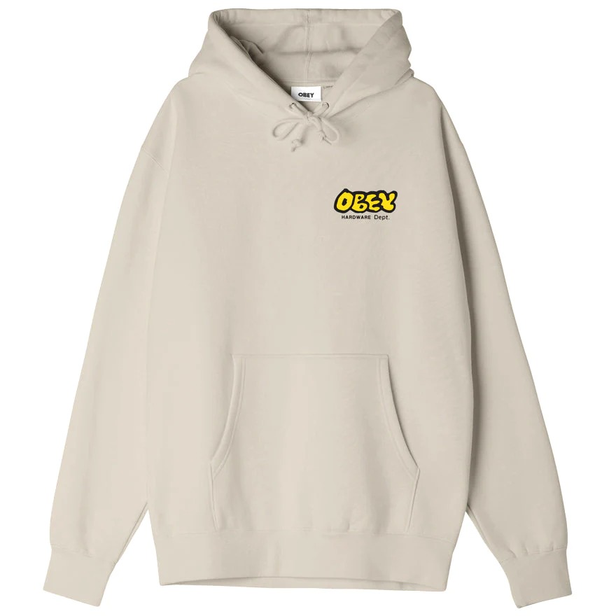 Obey Hardware Dept. Sweat unbleached