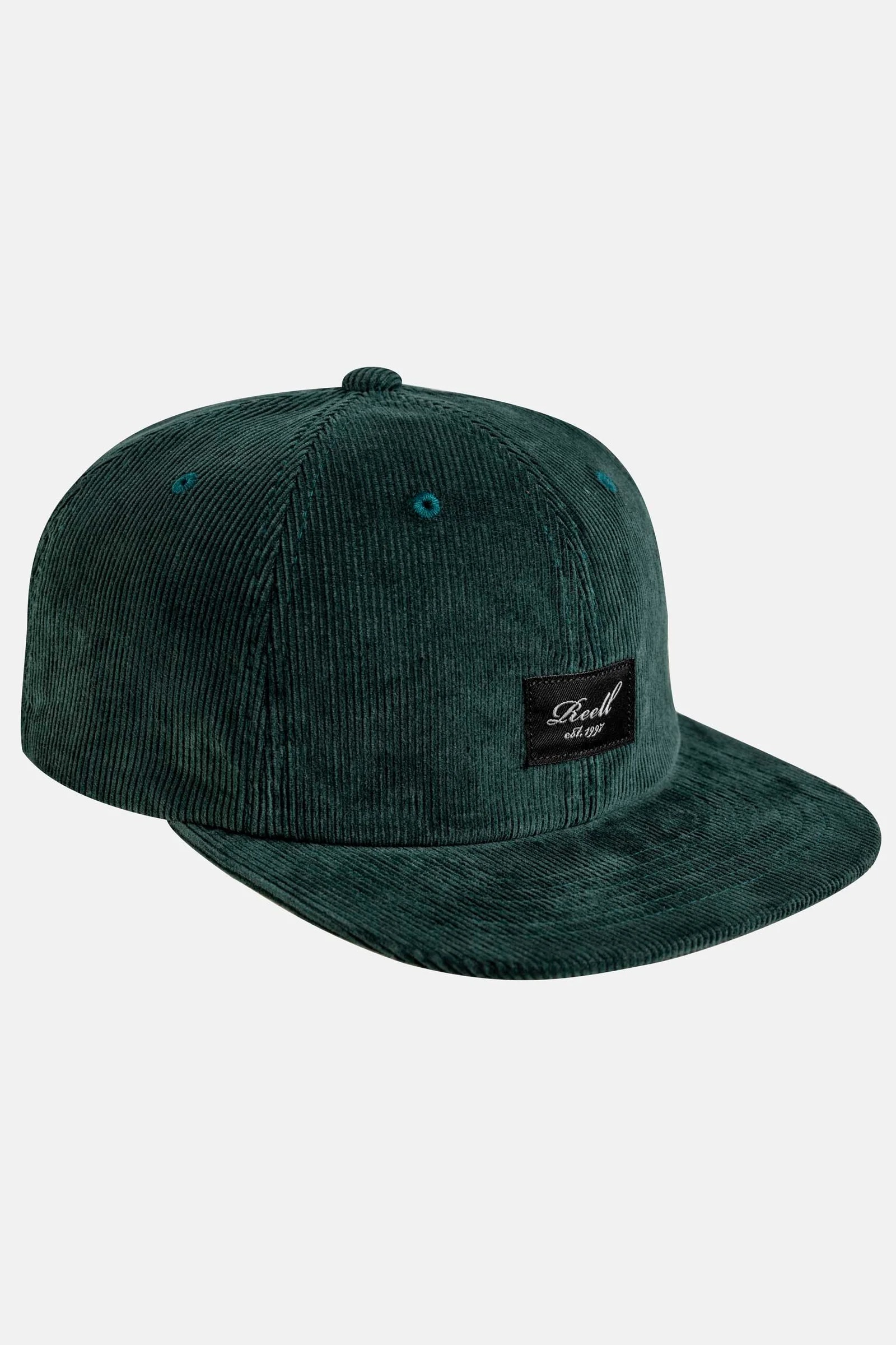 Flat 6 Panel Cap dark green cord