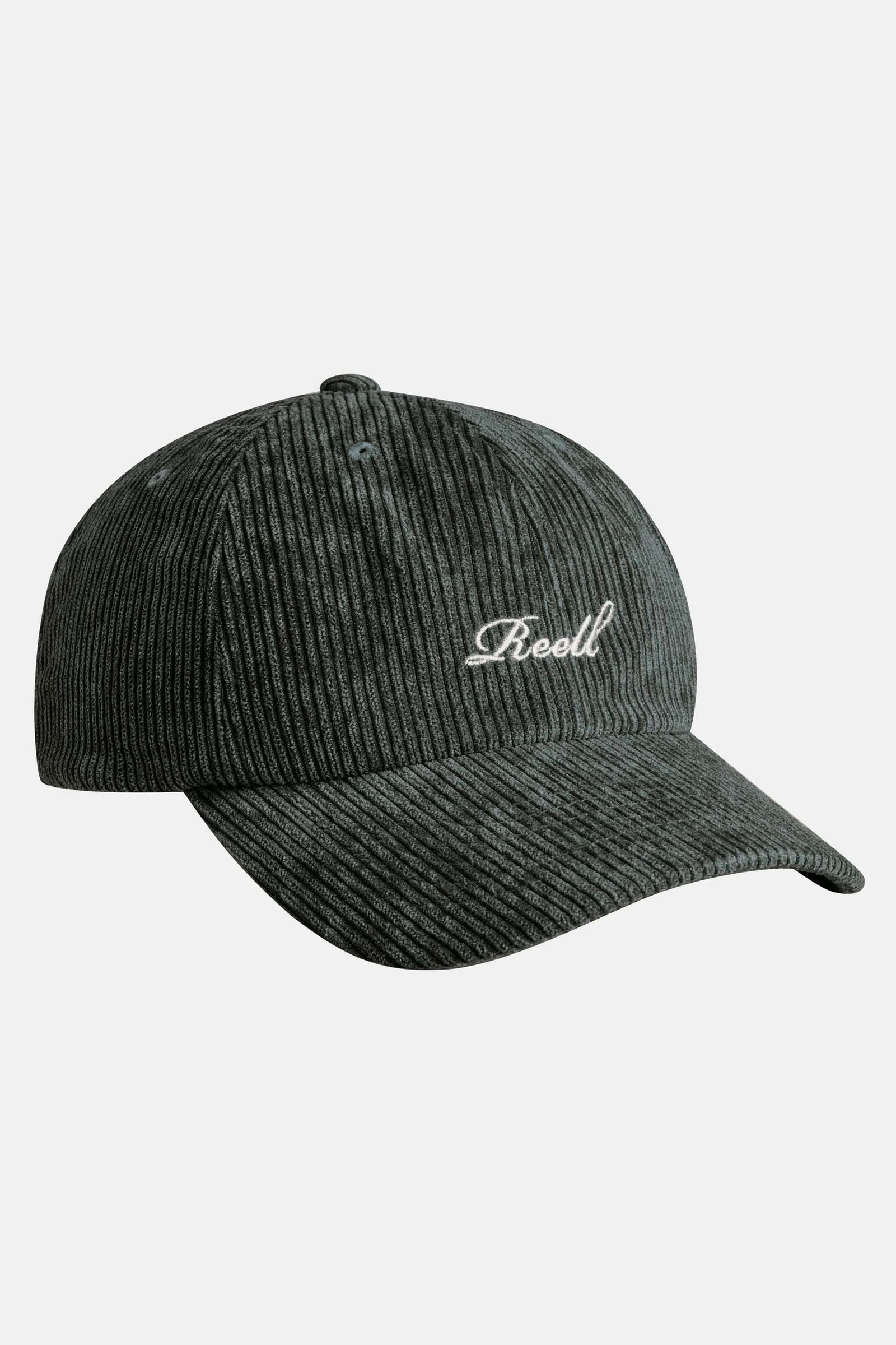 Single Script Cap graphite blue cord