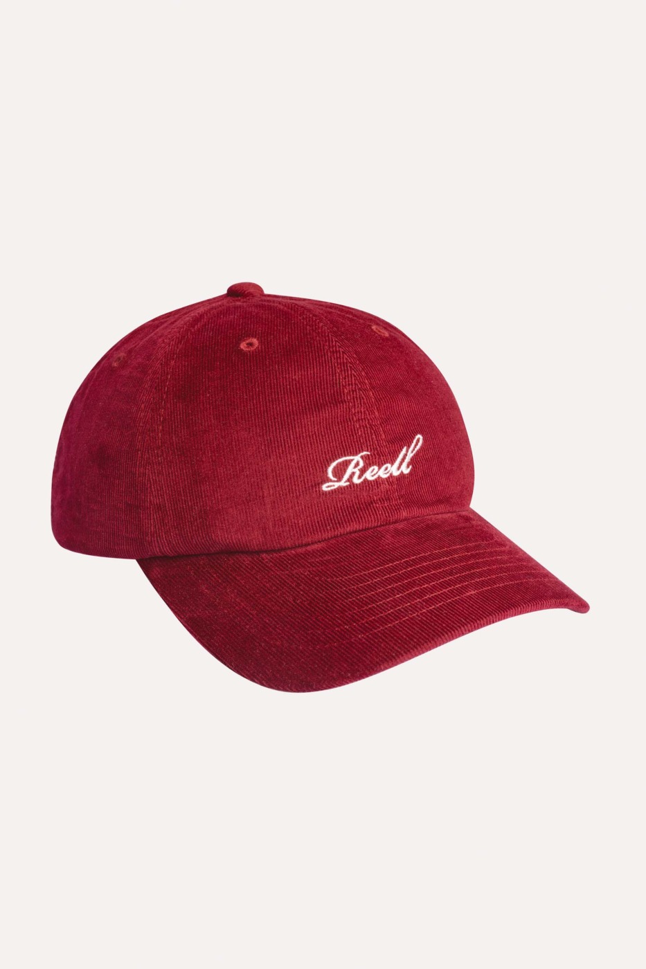 Single Script Cap dark red cord