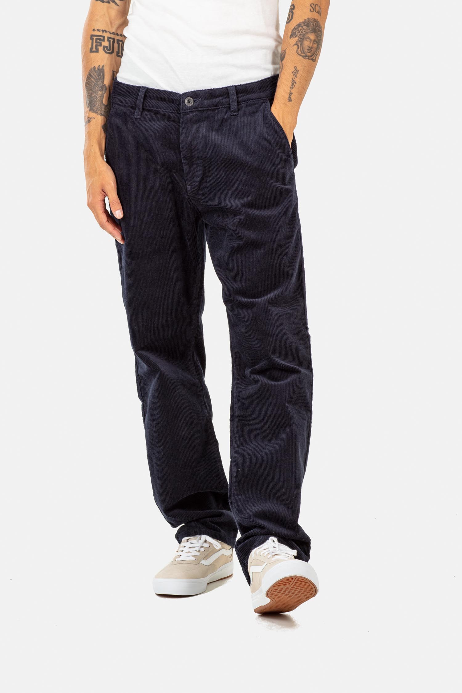 Regular Flex Cino Pants navy cord