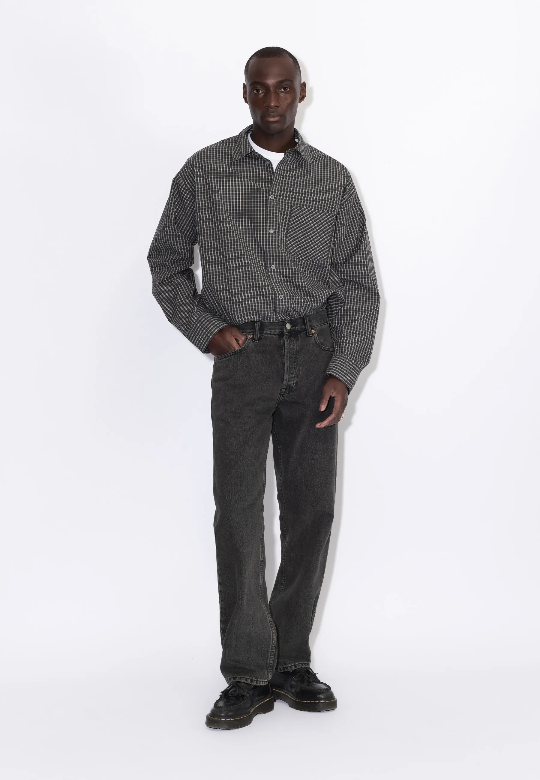 Dash Straight Jeans aged black