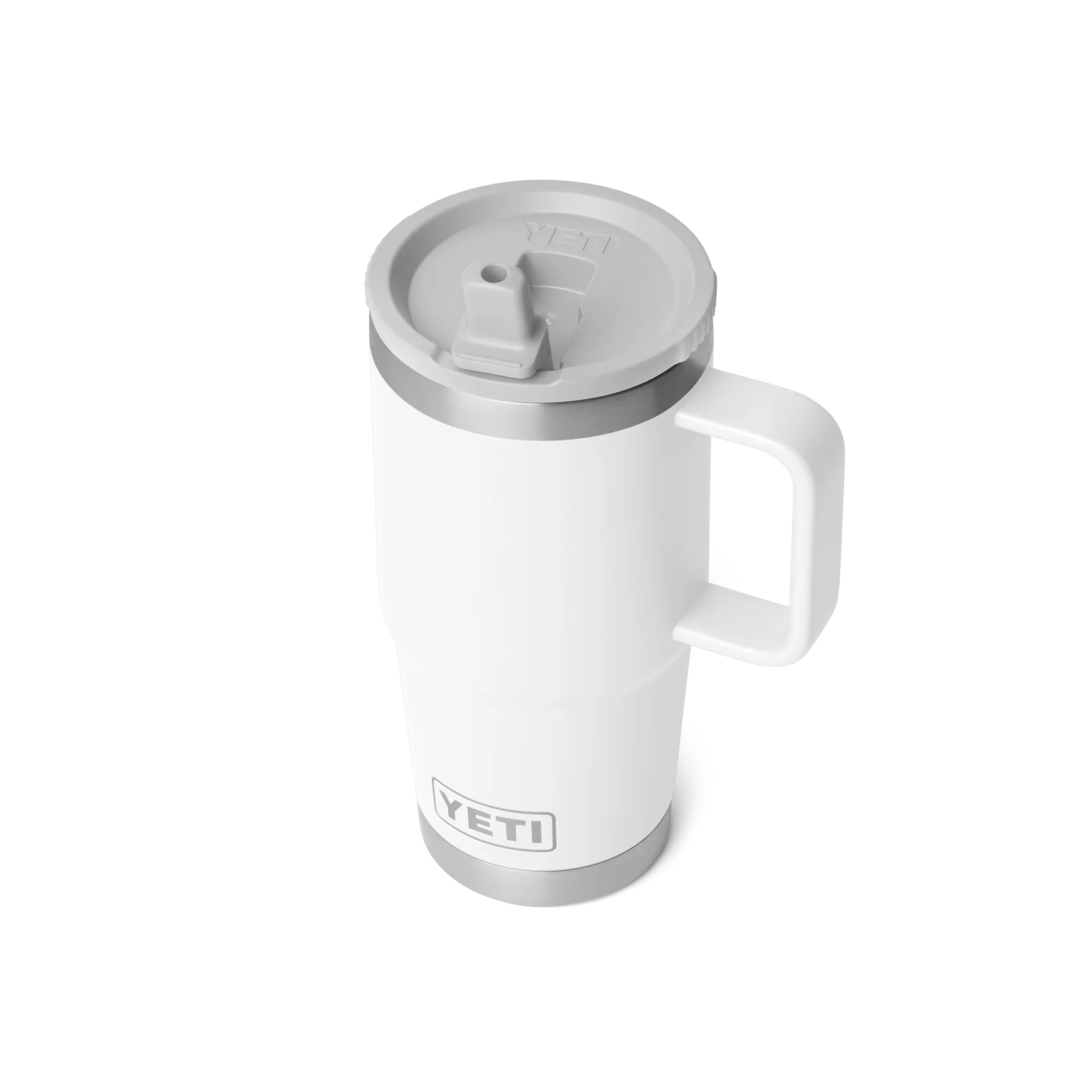 Travel Straw Mug 20 OZ Rambler white