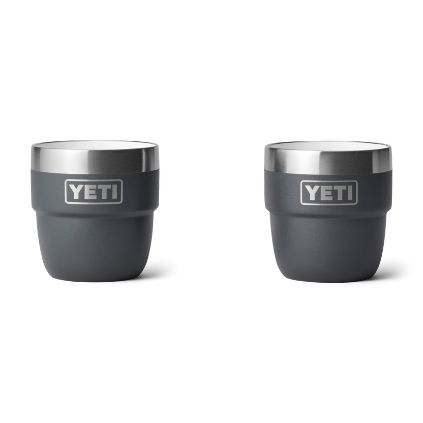 Espresso Cup 4 OZ 2 Pack charcoal