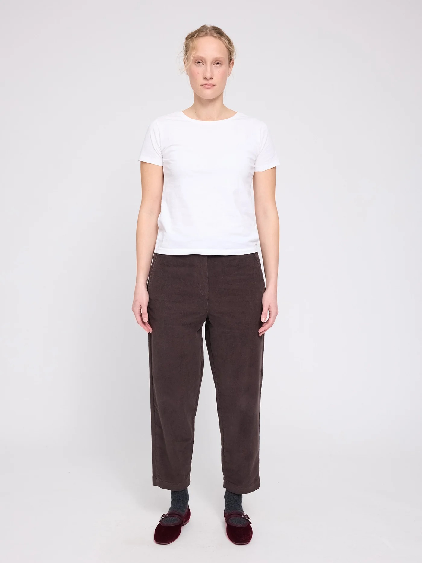 Corduroy Pants dark chocolate