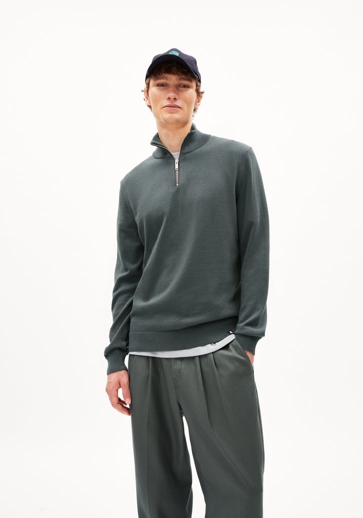 Faabes Strick Sweat space steel