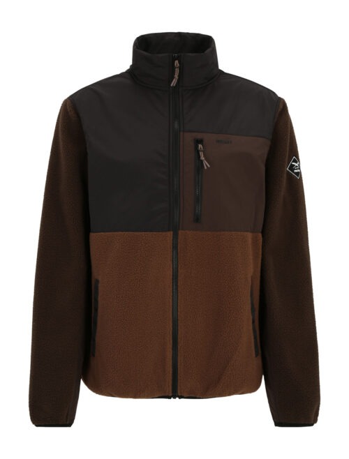 Auf Deck Fleece Jacke dark coffee