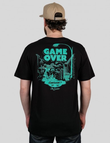 Dudes Game Over Tee black