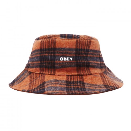 Obey Sam Reversible Bucket Hat chili multi