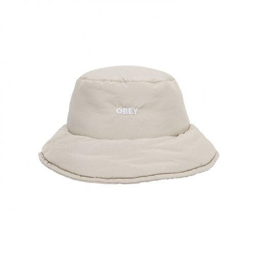 Obey Insulated Bucket Hat silver grey