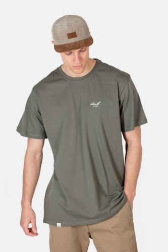 Reell Staple Logo T-Shirt grey green