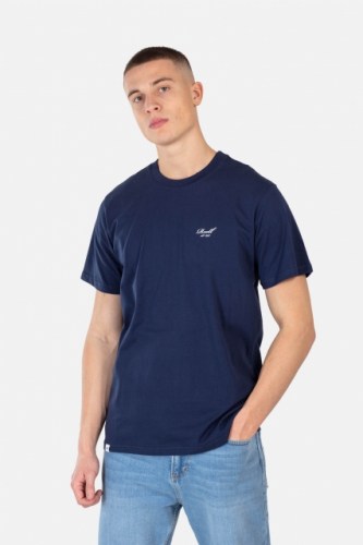 Reell Staple Logo T-Shirt navy