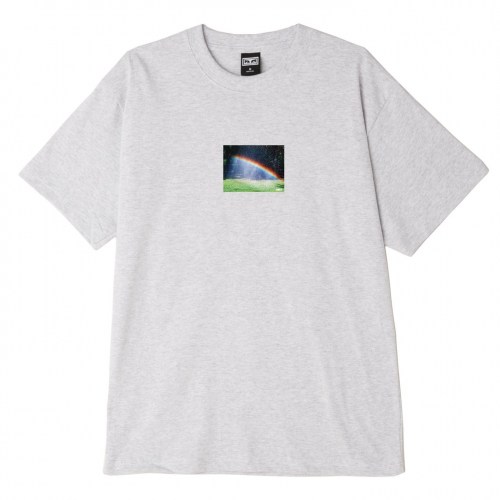 Obey Rainbow T-Shirt heather grey