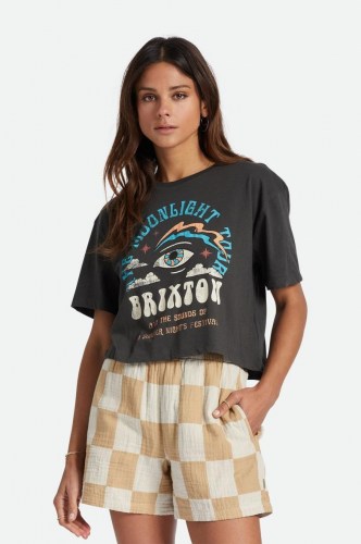 Brixton Moonlight Tour T-Shirt skimmer wash blk