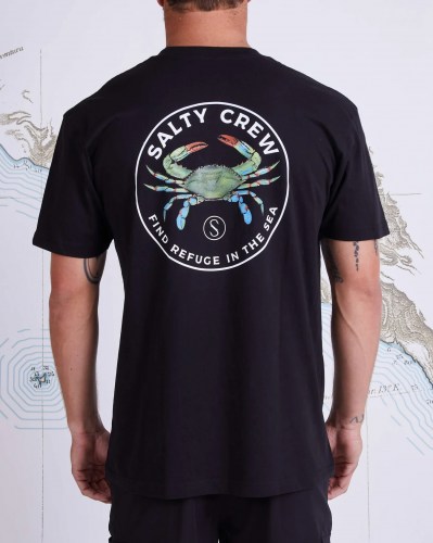 Salty Crew Blue Crabber T-Shirt blk