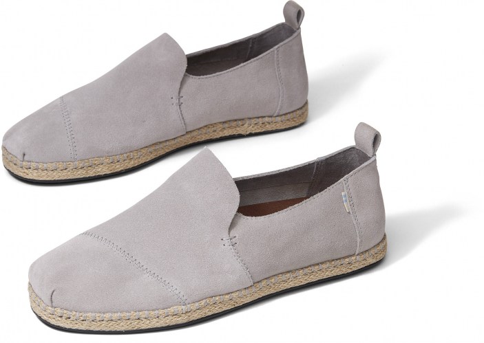 Alpargata Rope Shoes drizzle grey suede