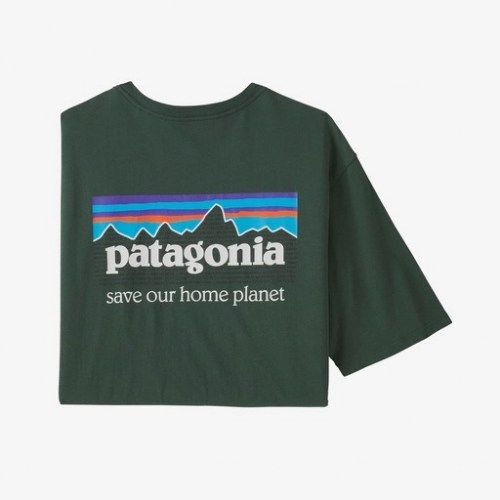 Patagonia P-6 Mission Organic T-Shirt pinyon green