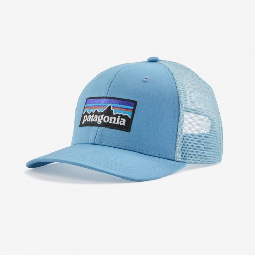 Patagonia P-6 Logo Trucker Cap lago blue