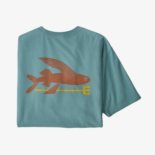 Patagonia Flying Fish T-Shirt upwell blue