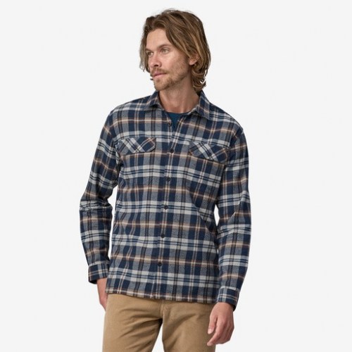 Patagonia Fjord Flannel LS MW Hemd field new navy