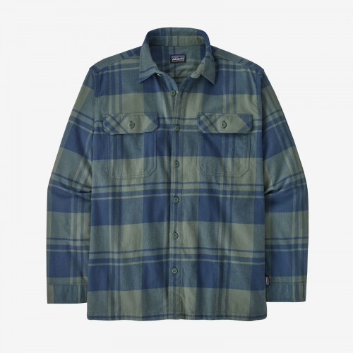 Patagonia Fjord Flannel Hemd live green