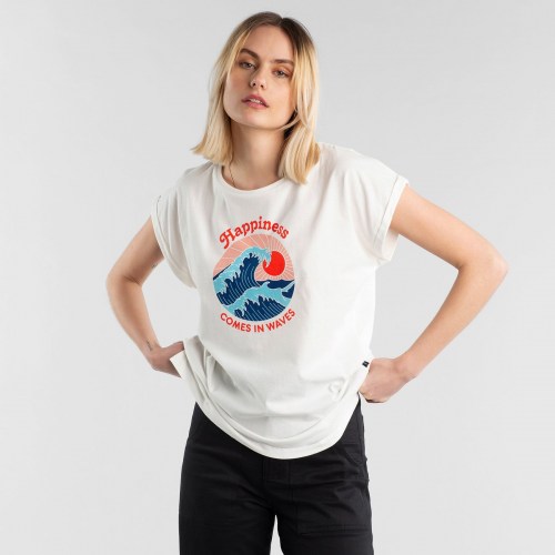 Dedicated Visby Happiness T-Shirt off white