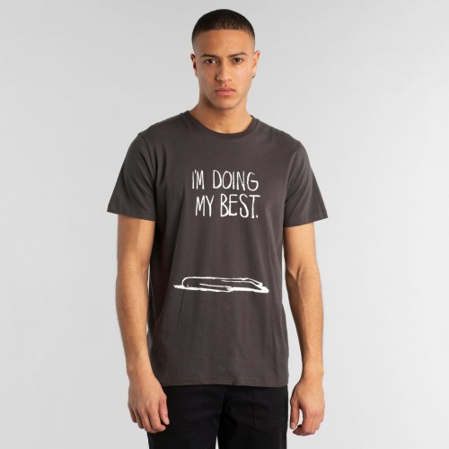 Dedicated Doing My Best T-Shirt charcoal