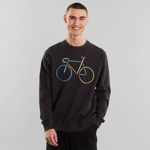 Dedicated Color Bike Sweat charcoal forged iron