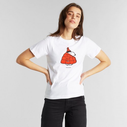Dedicated Snoopy Puffer T-Shirt white