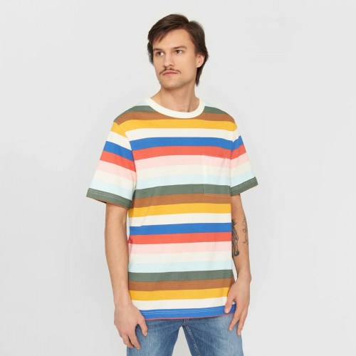 Dedicated Gustavsberg Stripes T-Shirt multi color
