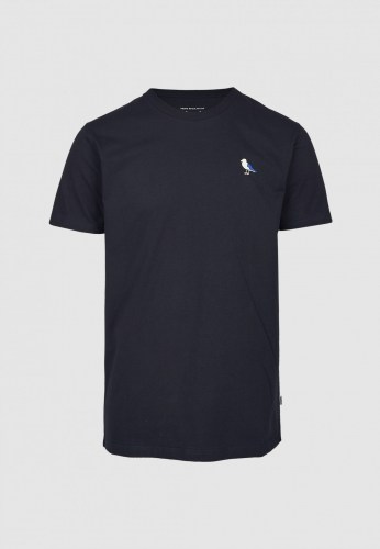Cleptomanicx Embro Gull T-Shirt sky captain
