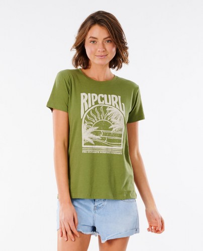 Rip Curl North Shore Standard Tee olive