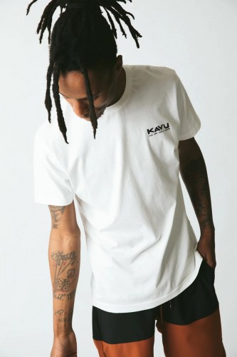 Kavu Klear Above Etch Art T-Shirt off white