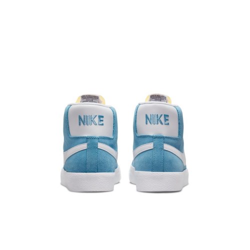 Nike SB Blazer Mid Shoes cerulean white