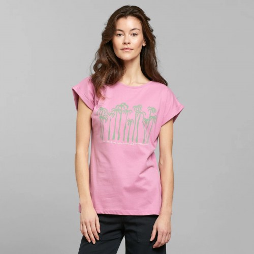 Dedicated Palm Row T-Shirt cashmere pink