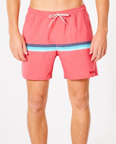 Rip Curl Surf Revival Volley Shorts retro red