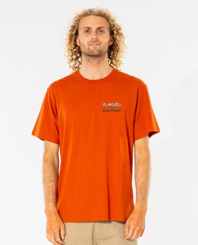Rip Curl Solid Rock Stacked T-Shirt dusted earth