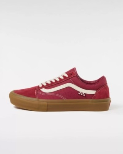 Skate Old Skool Shoes red gum Men Schuhe
