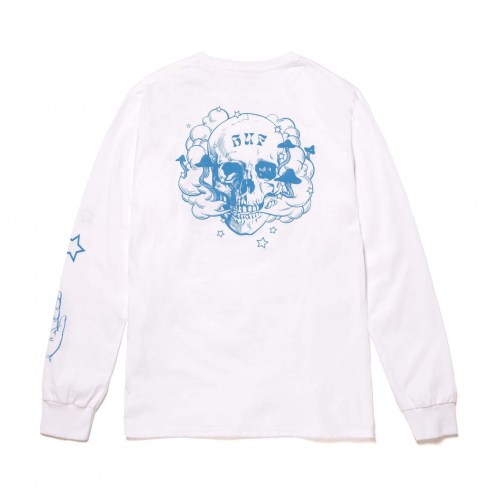 Huf Gratefully Yours LS T-Shirt white