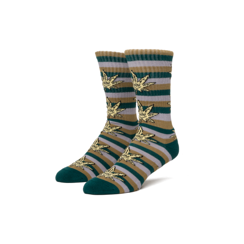 Huf Green Buddy Stripe Socks pine