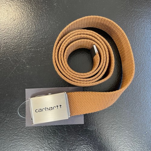 Carhartt WIP Clip Belt Chrome hamilton brown