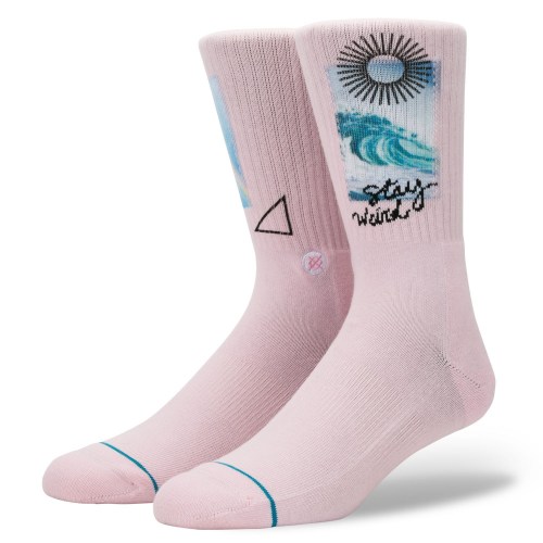 Stance Stay Weird Socken pink
