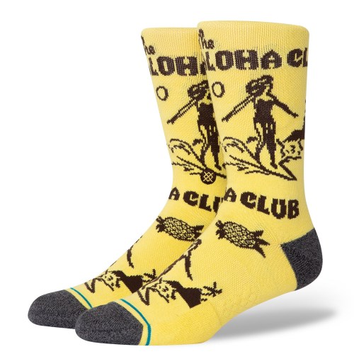 Stance Aloha Club Socken yellow