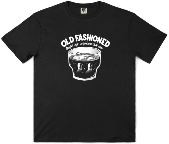 Dudes Old Fashioned T-Shirt black