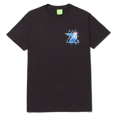 Huf Space Dolphins Wash T-Shirt black