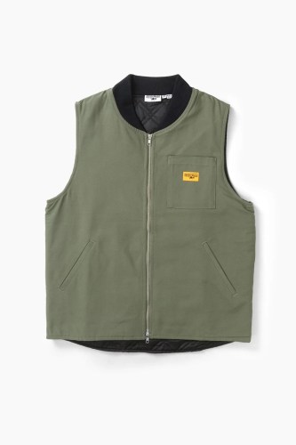 SW345-CanvasWorkVest-Olive-1