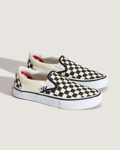 Skate-Checkerboard-SlipOn-Shoes-VANS-BlackWhite-ALT1
