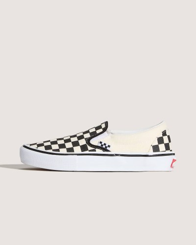 Skate-Checkerboard-SlipOn-Shoes-VANS-BlackWhite-HERO